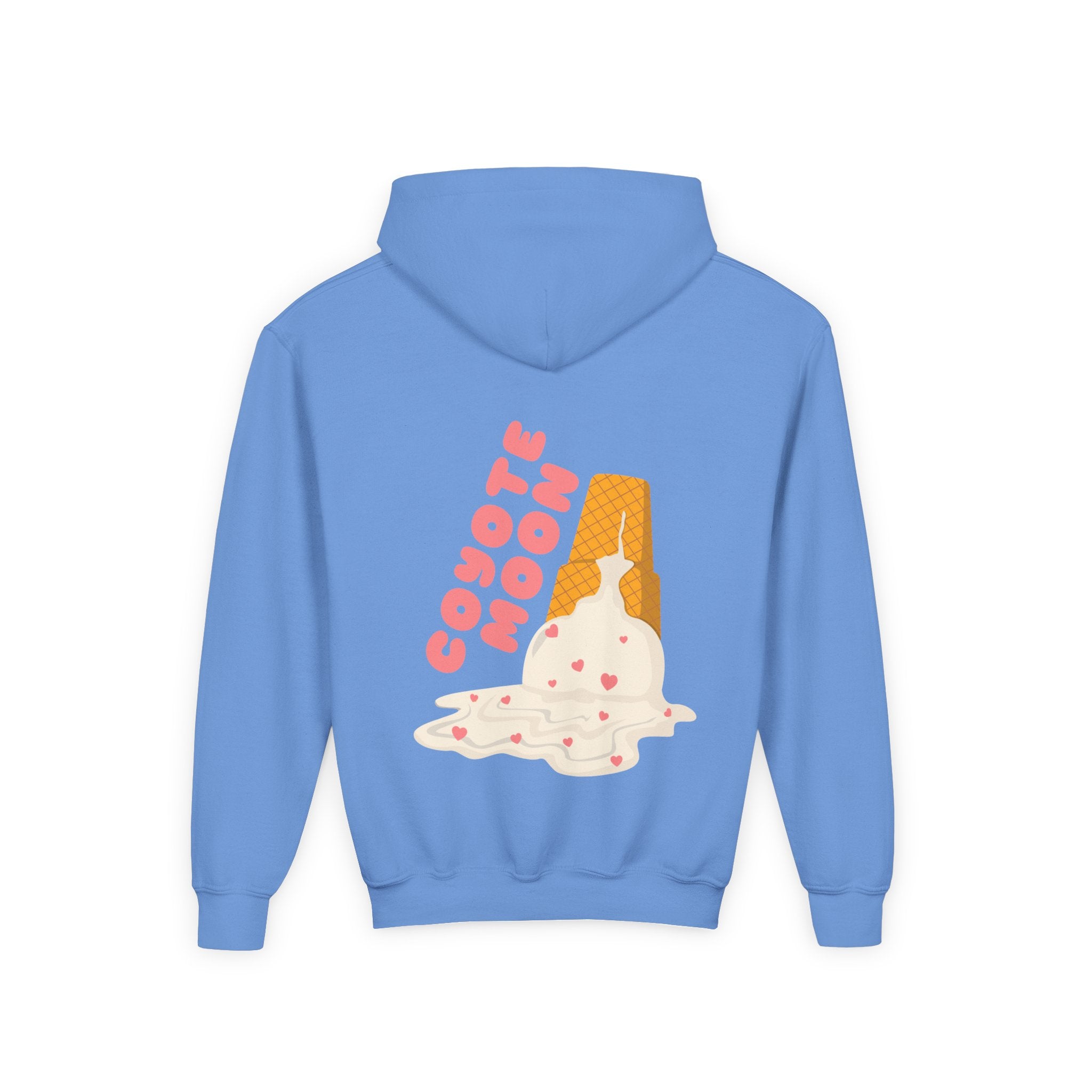 Coyote Moon Meltdown Youth Hoodie — Cotton Candy