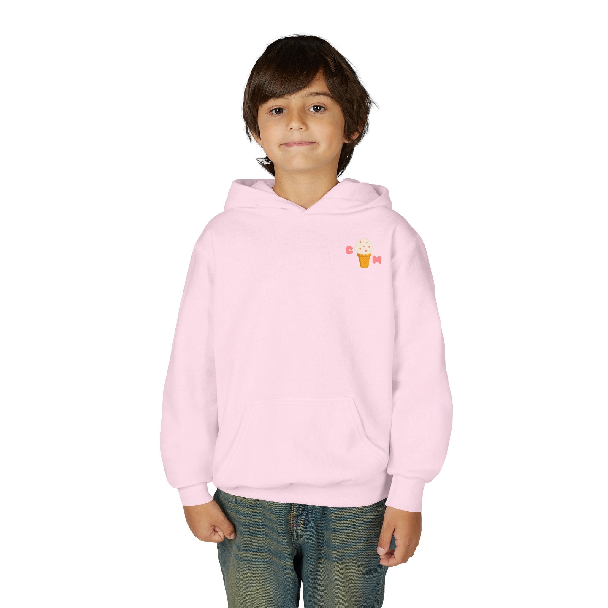 Coyote Moon Meltdown Youth Hoodie — Bubblegum