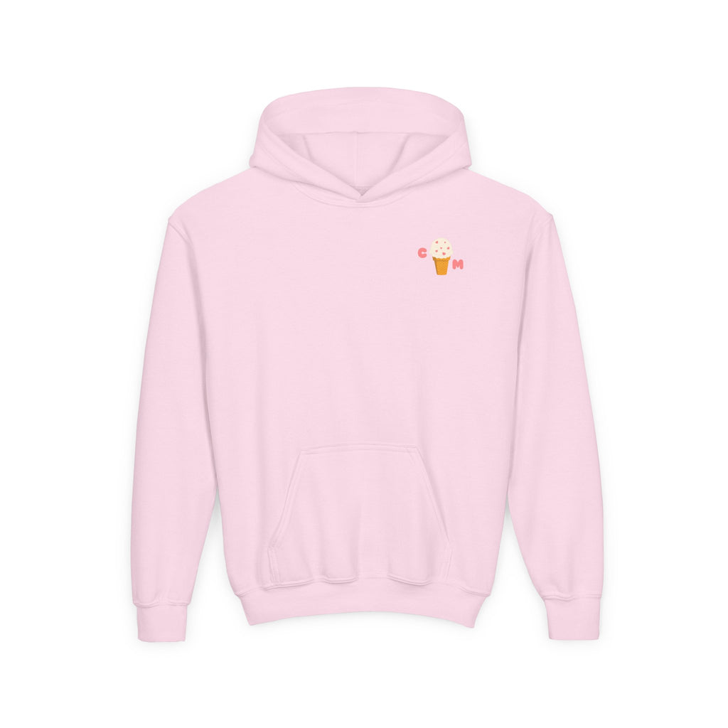 Coyote Moon Meltdown Youth Hoodie — Bubblegum