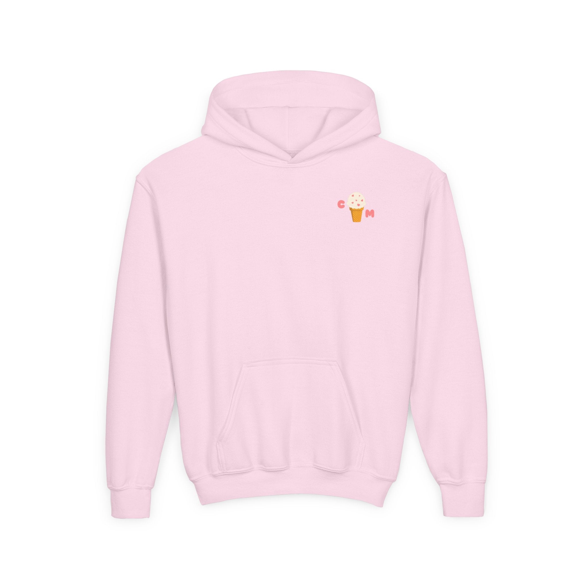 Coyote Moon Meltdown Youth Hoodie — Bubblegum
