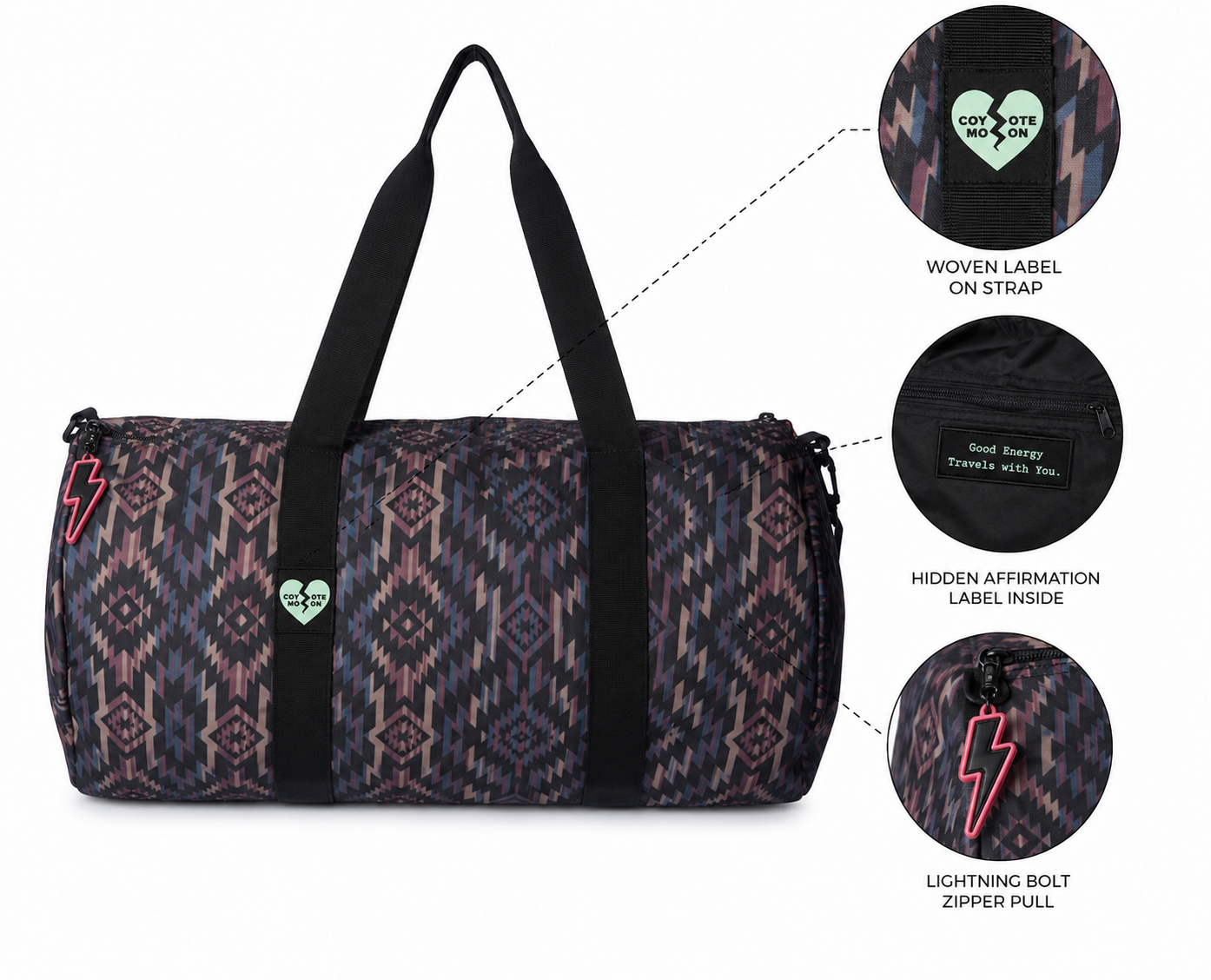 Coyote Moon Weekender Glamping Bag