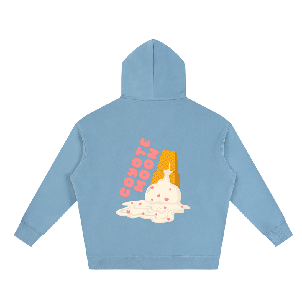 Coyote Moon Meltdown Adult Hoodie - Cotton Candy