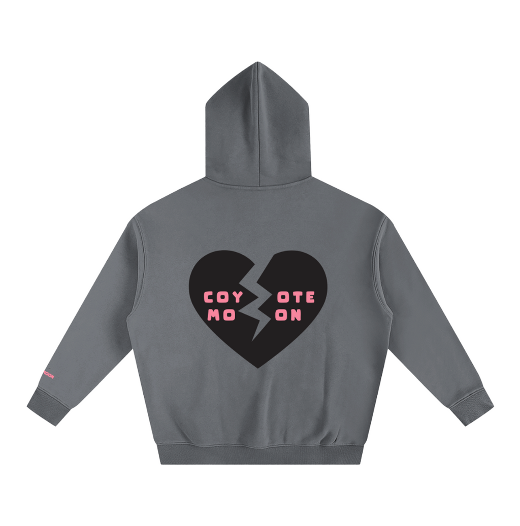 Coyote Moon Besties Forever Adult Hoodie - Shadow
