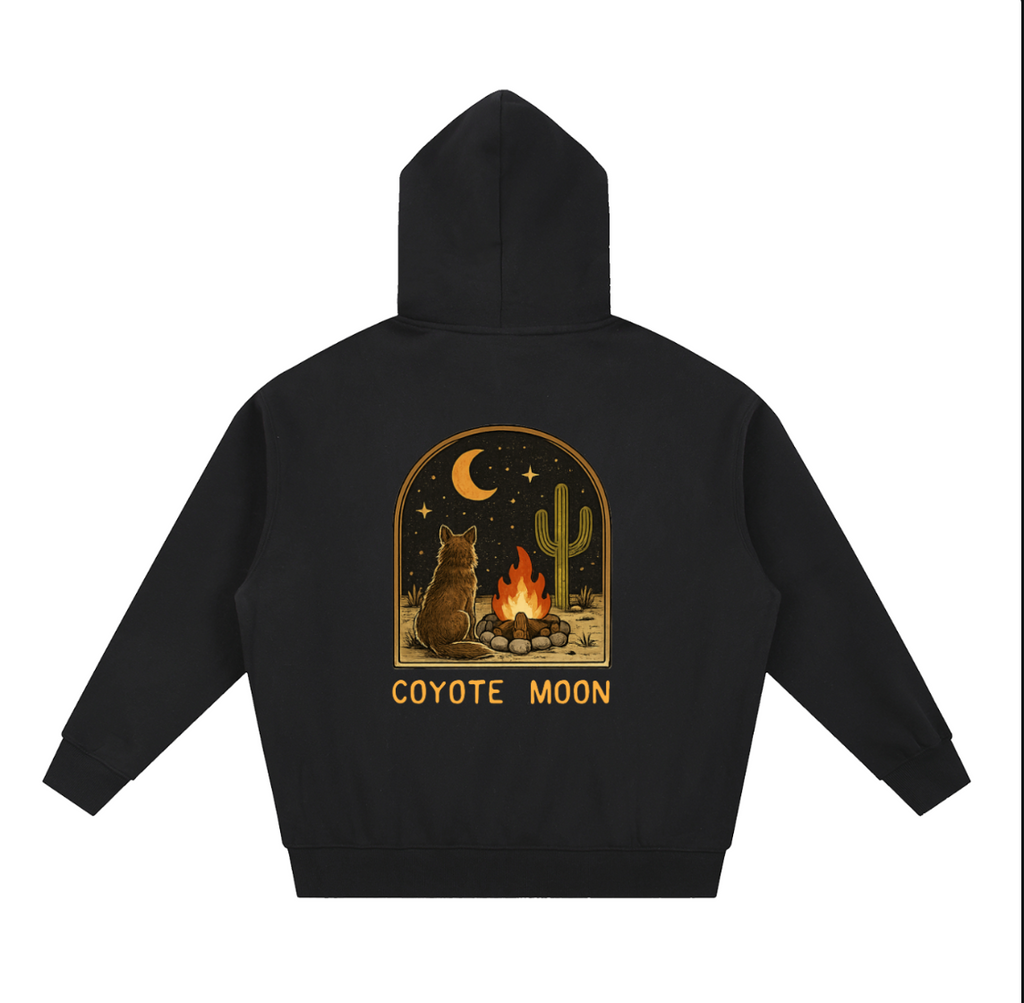 Moonlit Campfire Zip Hoodie