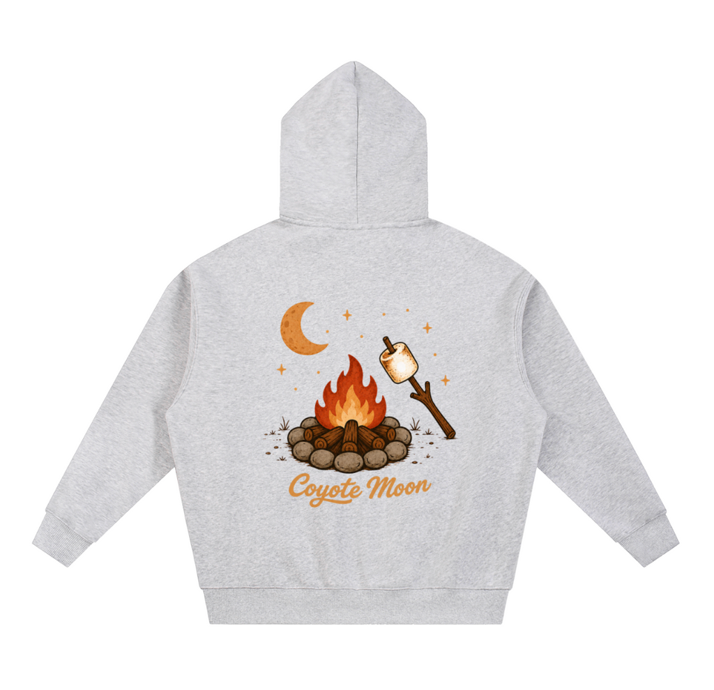 Campfire Marshmallows Zip Hoodie